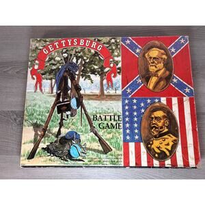 Gettysburg Battle Game- Avalon Hill- 1977- Vintage- EUC